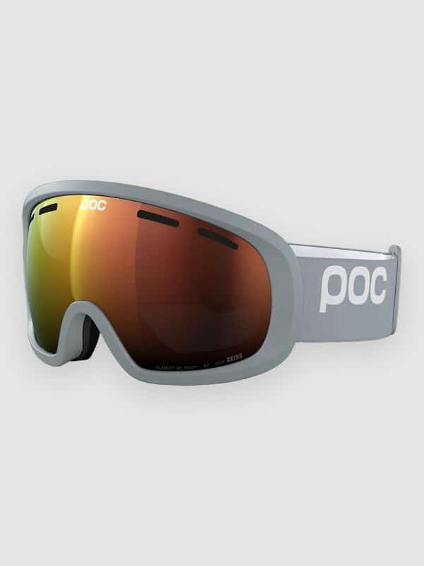POC Fovea Mid Granite Grey Goggle partly sunny orange
