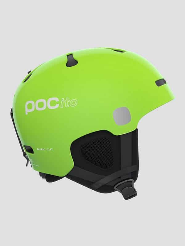 POC Pocito Auric Cut MIPS Kids Helm fluorescent yellow / green