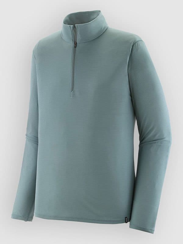 Patagonia Cap LW Zip Neck Funktionsshirt blue sage