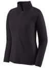 Patagonia Cap MW Zip Neck Funktionsshirt black