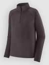 Patagonia Cap Mw Zip Neck Funktionsshirt ink black