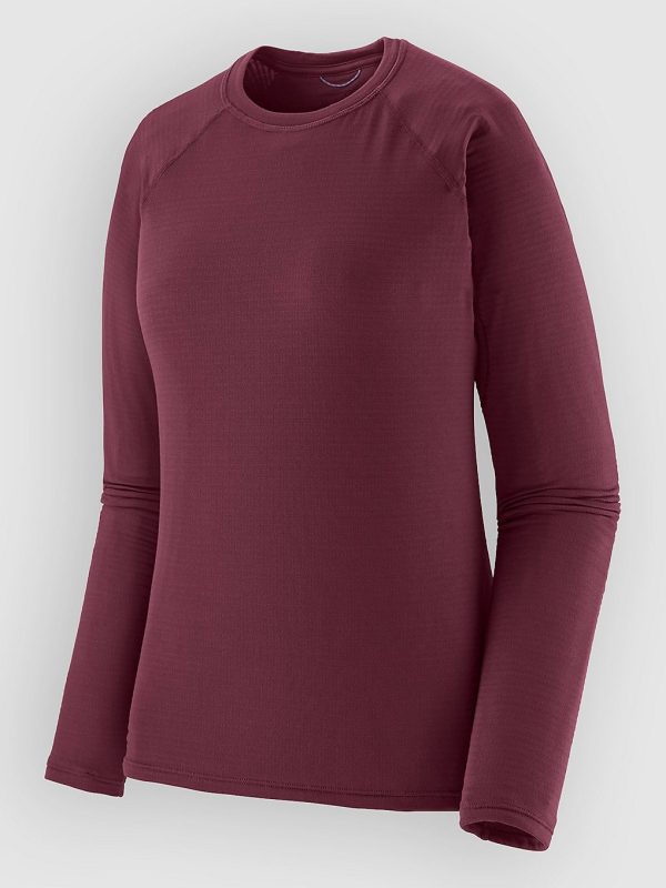Patagonia Cap Tw Crew Funktionsshirt berry fig