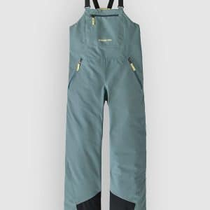 Patagonia Powder Town Kids Bib Pants blue sage