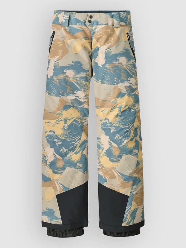 Patagonia Powder Town Kids Hose polar breeze multi / blu sg
