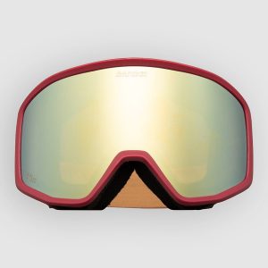 Quiksilver Harper Oxblood Red Goggle clux ml gold s3