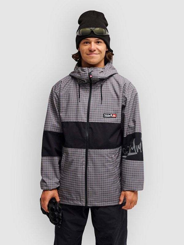 Quiksilver High In The Hood 10K Jacke yg checker java