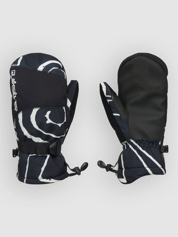 Quiksilver Mission Kids Fäustlinge kids spiral print black