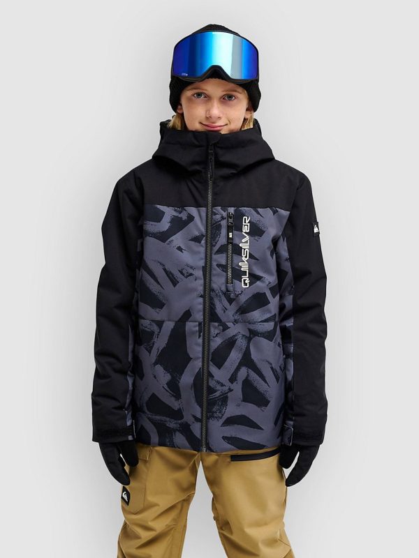 Quiksilver Sycamore Kids Jacke spray can irongate