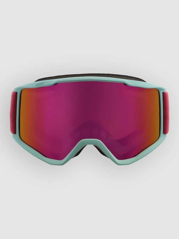 Red Bull SPECT Eyewear NEON Turquoise Goggle red with purple mirror