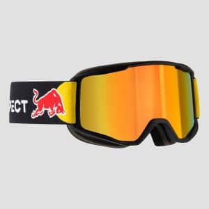 Red Bull SPECT Eyewear Neon Black Goggle brown with red