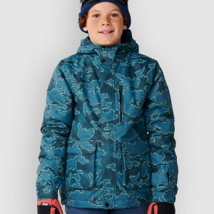 Rip Curl S-Series Snake10K Kids Jacket blue green