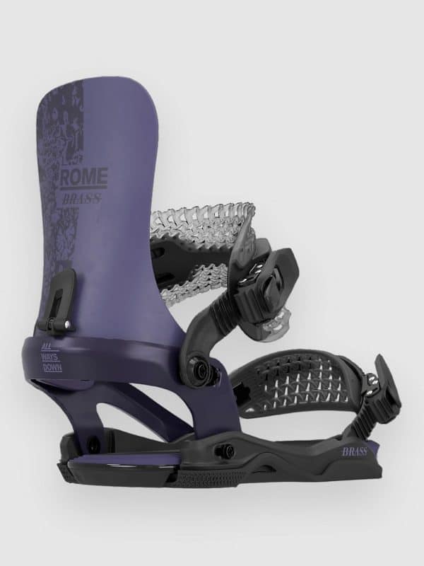 Rome Brass AW 2027 Snowboard-Bindung purple haze