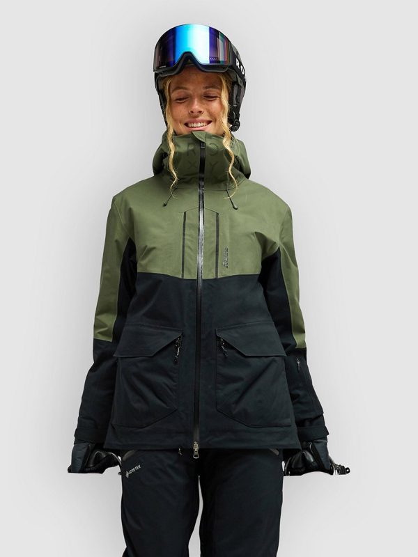 Roxy Gore-Tex Stretch Purelines Primaloft Jacke beetle