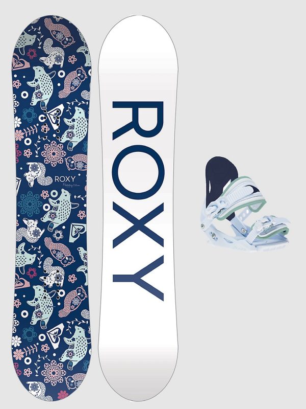Roxy Poppy Package + Poppy XS 2024 Kids Snowboard-Set uni