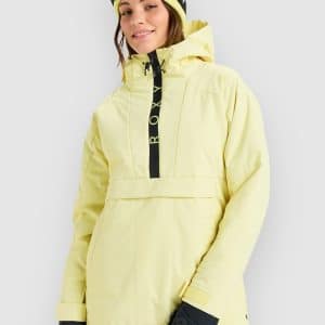 Roxy Radiant Lines Overhead Jacke yellow pear
