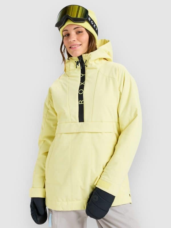 Roxy Radiant Lines Overhead Jacke yellow pear