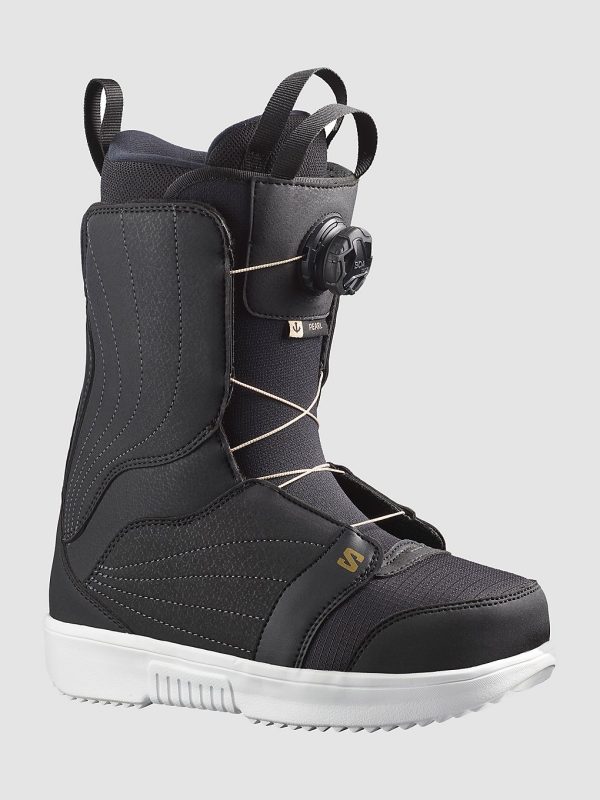 Salomon Pearl BOA Snowboard-Boots black / white / gold