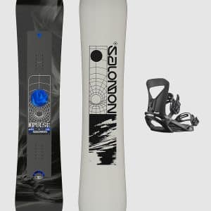 Salomon Pulse+Pact M black 2027 Snowboard-Set pattern
