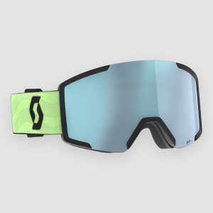 Scott Shield Glow Green Goggle amp ice chrome s2