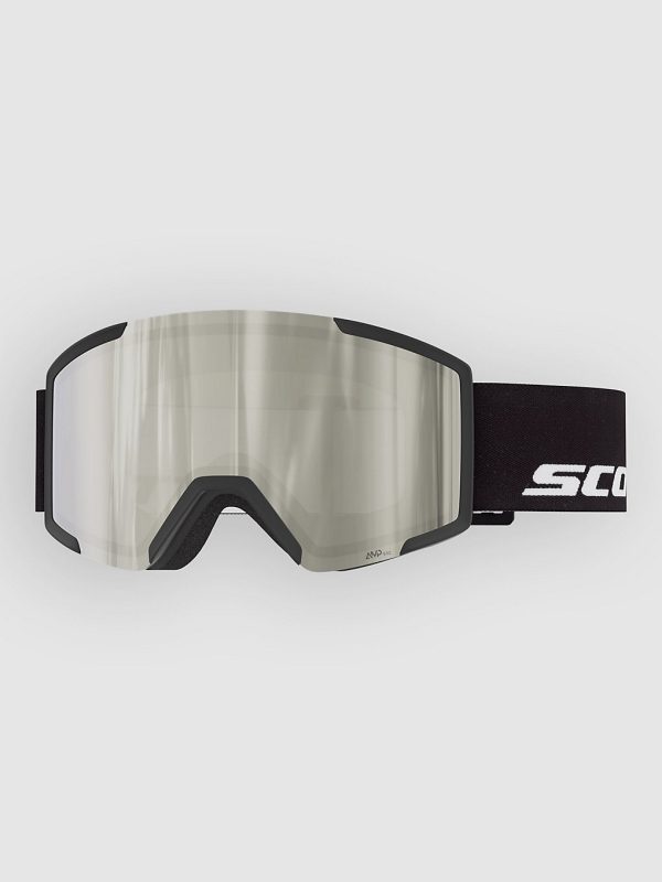 Scott Shield Mountain Black Goggle amp white chrome s2