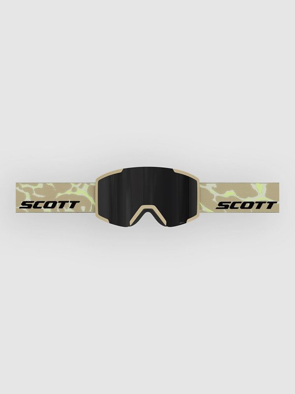 Scott Shield Mountain Mojave Beige Goggle amp black chrome s3