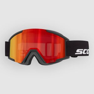 Scott Shield Pro Junior Black Kids Goggle red chrome s3