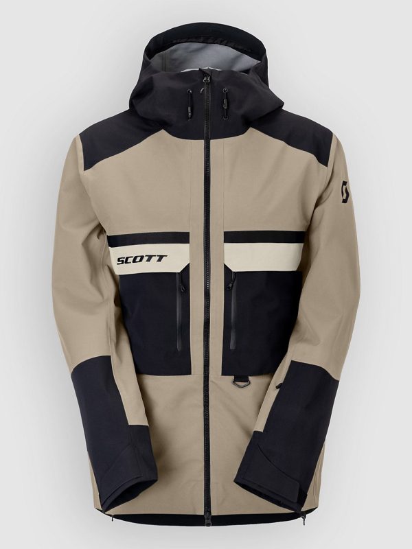 Scott Vertic Utility 3L Jacke portobello beige / black