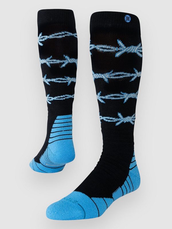 Stance Barbed Wire Mid Poly Snow Funktionssocken blue