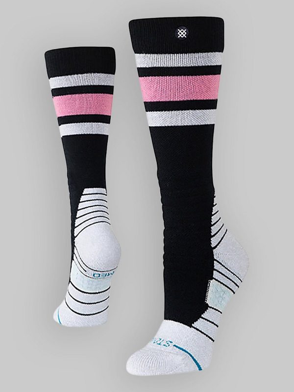 Stance Boyd Mid Wool Snow Funktionssocken black