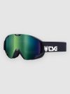 TSG Expect 2.0 Solid Black-Green Goggle solid black / green