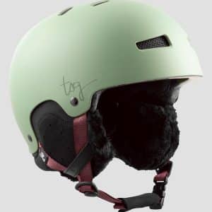 TSG Lotus Solid Color Helm satin matcha