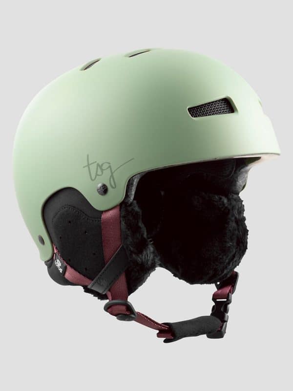 TSG Lotus Solid Color Helm satin matcha