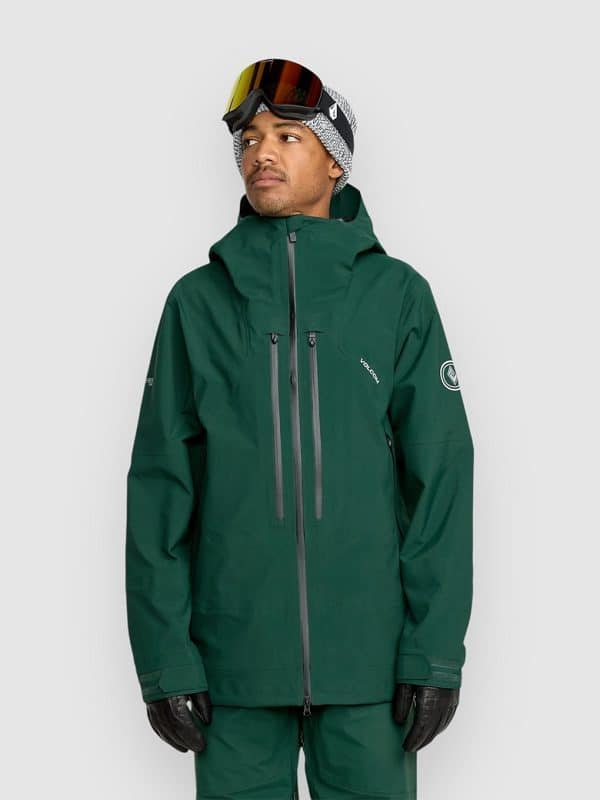 Volcom Anyox Guide Gore Tex Pro Shell Jacke black green