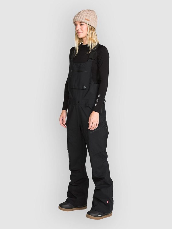 Volcom Ash Stretch Gore Bib Pants black