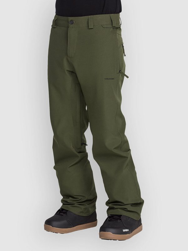 Volcom Freakin Snow Chino Hose dark green