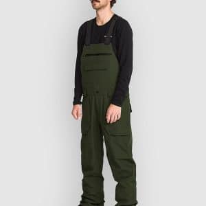 Volcom Roan Overall Bib Pants dark green