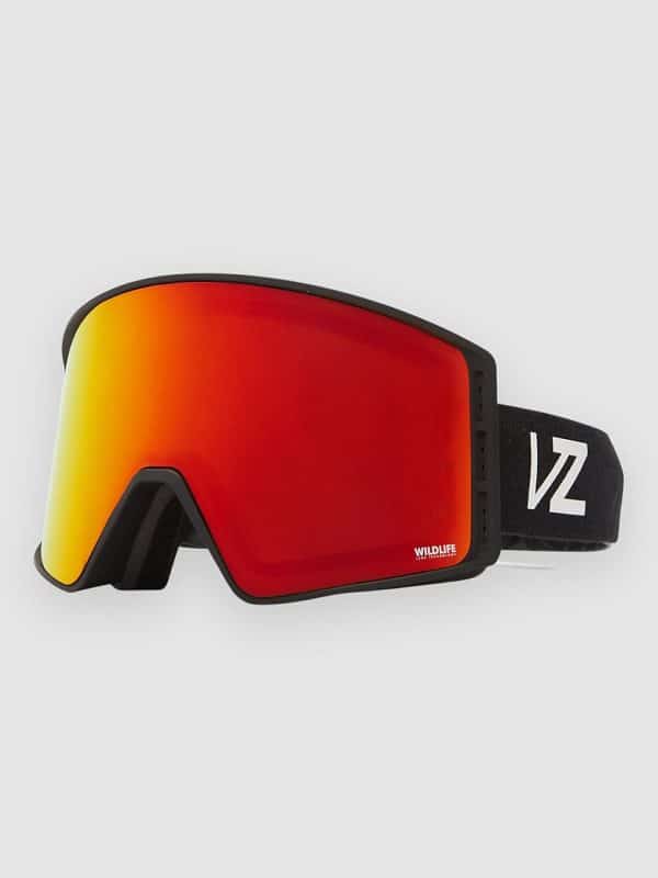 VonZipper Mach Vfs Black Goggle fire chrome