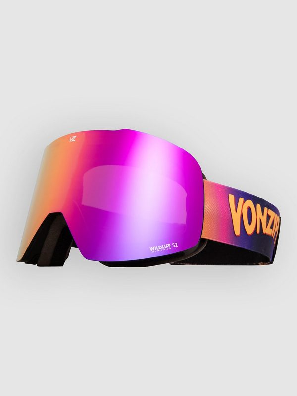 VonZipper Outro Grunge Black Matte Goggle wildlife
