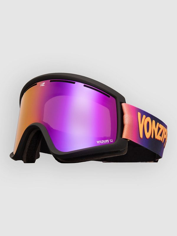 VonZipper Velo Vfs Grunge Black Matte Goggle wildlife