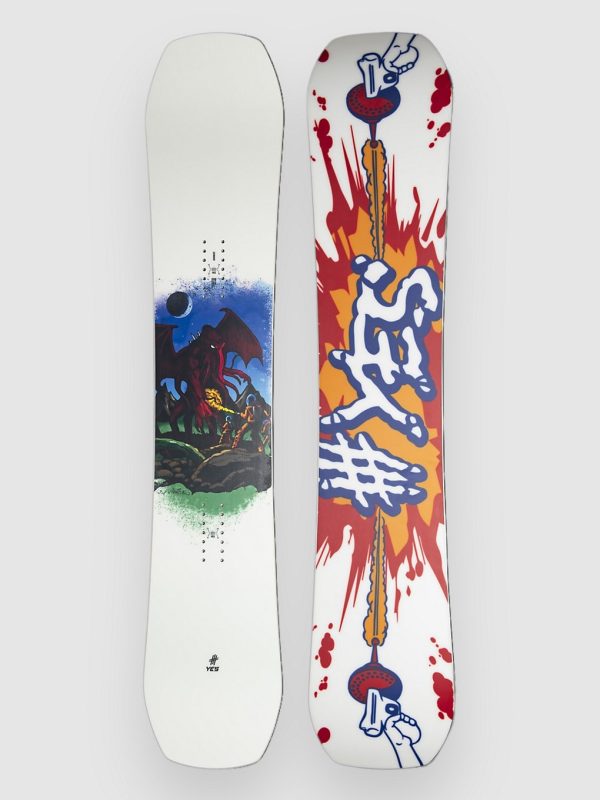 YES Sender 2025 Snowboard white