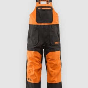 thirtytwo Basement Bib Pants black / orange
