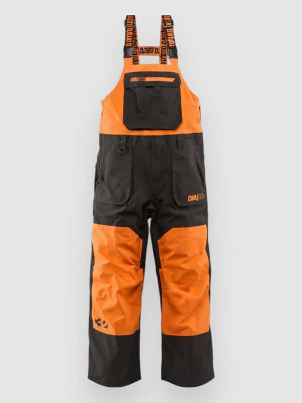 thirtytwo Basement Bib Pants black / orange
