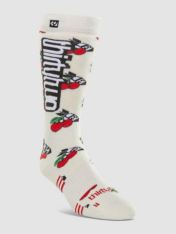 thirtytwo Merino Funktionssocken white / red