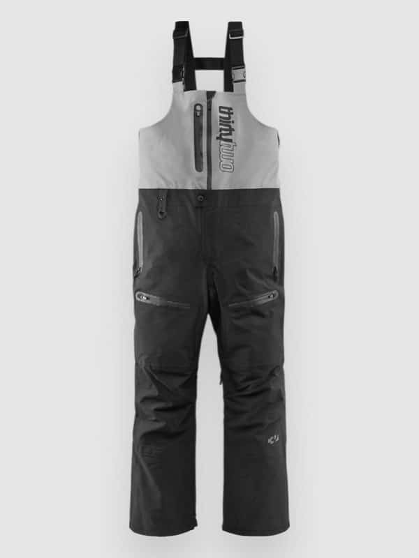 thirtytwo Tm-3 Recycled Bib Pants black / grey