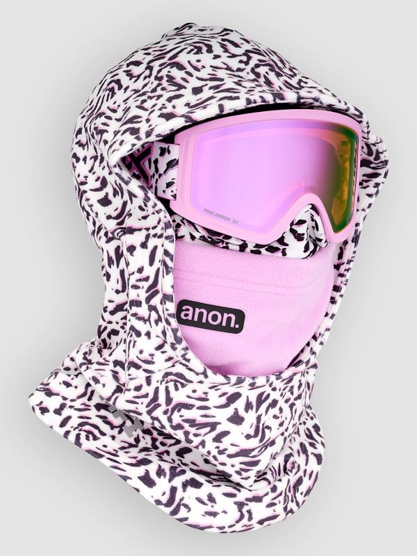 Anon MFI Helmet Kids Hood leopard pink