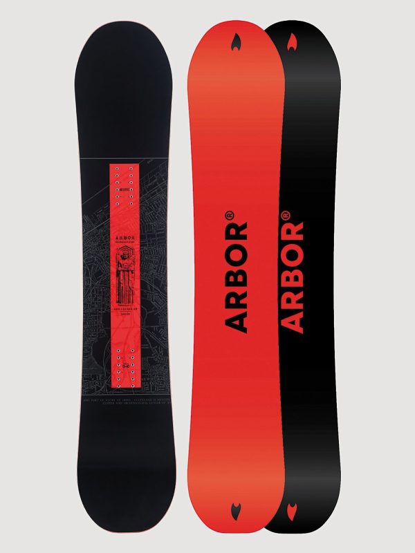 Arbor Red Gerard Am 2027 Kids Snowboard uni