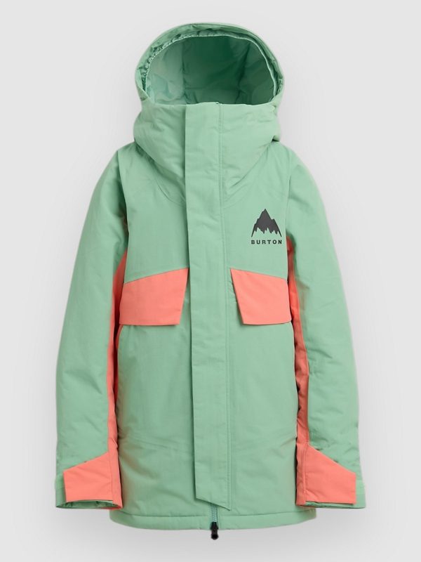 Burton Ascutney Kids Jacke soft sage / peacho