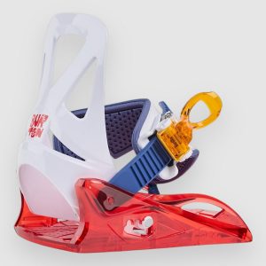 Burton Grom Kids Snowboard-Bindung red / multi