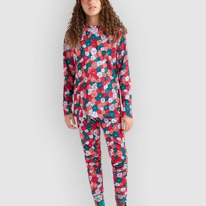Burton Lightweight Kids Base Layer Suit pop floral