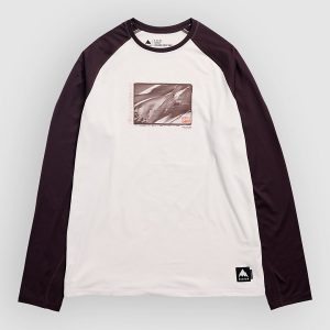 Burton Roadie Tech Crew Funktionsshirt stowht / behugb